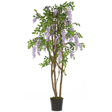 Nearly Natural 5 Wisteria Silk Tree- Purple 5015-PP
